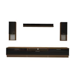 Decoraktiv Trendstyle 270DA Slm Tv Ünitesi Tv Sehpası Ceviz - Siyah