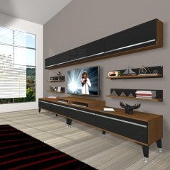 Decoraktiv Ekoflex 360Y Mdf Silver Tv Ünitesi Tv Sehpası