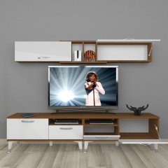 Decoraktiv Eko 5220 Slm Silver Tv Ünitesi Tv Sehpası Ceviz - Beyaz