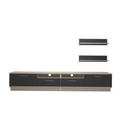 Decoraktiv Trendstyle 220r Mdf Tv Ünitesi Tv Sehpası Beyaz - Antrasit