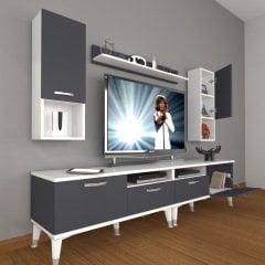 Decoraktiv Eko 5220DA Mdf Silver Tv Ünitesi Tv Sehpası