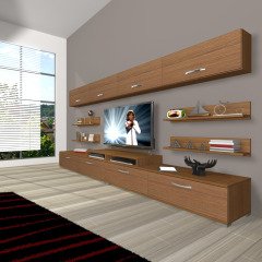 Decoraktiv Ekoflex 360Y Slm Tv Ünitesi Tv Sehpası Ceviz