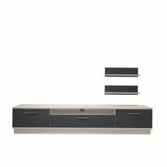 Decoraktiv Trio 4 Mdf Tv Ünitesi Tv Sehpası Beyaz - Antrasit