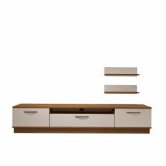 Decoraktiv Trio 4 Mdf Tv Ünitesi Tv Sehpası Ceviz - Beyaz