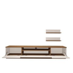 Decoraktiv Trio 4 Mdf Tv Ünitesi Tv Sehpası Ceviz - Beyaz