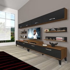 Decoraktiv Ekoflex 360Y Slm Silver Tv Ünitesi Tv Sehpası