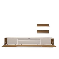 Decoraktiv Trio 4 Mdf Tv Ünitesi Tv Sehpası Beyaz - Pera