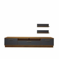 Decoraktiv Trio 4 Mdf Tv Ünitesi Tv Sehpası Pera - Antrasit