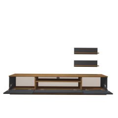 Decoraktiv Trio 4 Mdf Tv Ünitesi Tv Sehpası Pera - Antrasit
