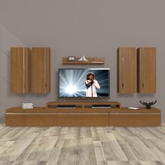Decoraktiv Ekoflex 8D Mdf Tv Ünitesi Tv Sehpası Ceviz