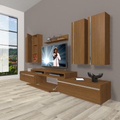 Decoraktiv Ekoflex 8D Mdf Tv Ünitesi Tv Sehpası Ceviz