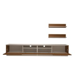 Decoraktiv Trendstyle 220RS Slm Tv Ünitesi Tv Sehpası Beyaz - Ceviz