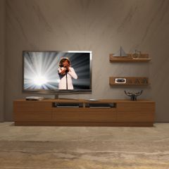 Decoraktiv Trendstyle 220RS Slm Tv Ünitesi Tv Sehpası Ceviz