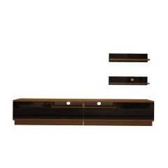 Decoraktiv Trendstyle 220RS Slm Tv Ünitesi Tv Sehpası Ceviz - Siyah