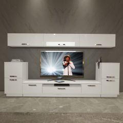 Decoraktiv Trendstyle 9 Mdf Tv Ünitesi Tv Sehpası Parlak Beyaz