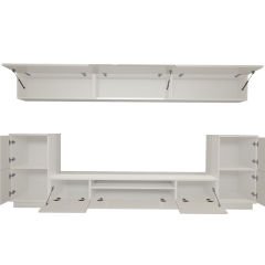 Decoraktiv Trendstyle 9 Mdf Tv Ünitesi Tv Sehpası Parlak Beyaz