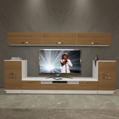 Decoraktiv Trendstyle 9 Mdf Tv Ünitesi Tv Sehpası Beyaz - Ceviz