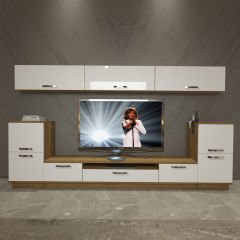 Decoraktiv Trendstyle 9 Mdf Tv Ünitesi Tv Sehpası Pera - Beyaz
