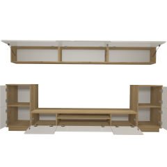 Decoraktiv Trendstyle 9 Mdf Tv Ünitesi Tv Sehpası Pera - Beyaz