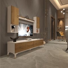 Decoraktiv Eko 5DA Mdf Std Gold Tv Ünitesi Tv Sehpası