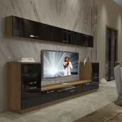 Decoraktiv Trendstyle 9 Mdf Tv Ünitesi Tv Sehpası Pera - Siyah