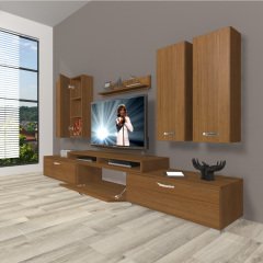 Decoraktiv Ekoflex 8D Slm Tv Ünitesi Tv Sehpası Ceviz