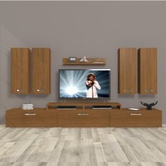 Decoraktiv Ekoflex 8D Slm Tv Ünitesi Tv Sehpası Ceviz