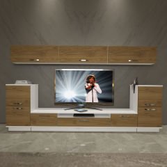 Decoraktiv Trendstyle 9 Mdf Tv Ünitesi Tv Sehpası Beyaz - Pera