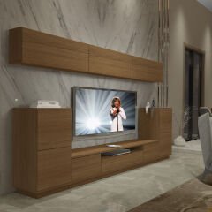 Decoraktiv Trendstyle 9S Mdf Tv Ünitesi Tv Sehpası Ceviz