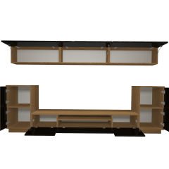 Decoraktiv Trendstyle 9S Mdf Tv Ünitesi Tv Sehpası Ceviz - Siyah