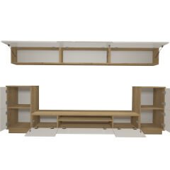 Decoraktiv Trendstyle 9S Mdf Tv Ünitesi Tv Sehpası Pera - Beyaz