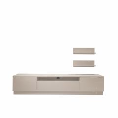 Decoraktiv Trendstyle 4S Mdf Tv Ünitesi Tv Sehpası Parlak Beyaz