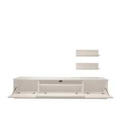Decoraktiv Trendstyle 4S Mdf Tv Ünitesi Tv Sehpası Parlak Beyaz