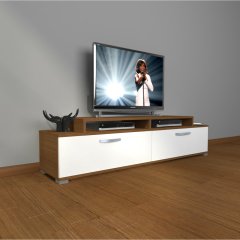 Decoraktiv Ekoflex 4 Slm Tv Ünitesi Tv Sehpası Ceviz - Beyaz