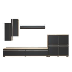 Decoraktiv Eko 6 Mdf Std Tv Ünitesi Tv Sehpası Beyaz - Antrasit