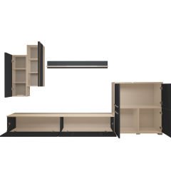 Decoraktiv Eko 6 Mdf Std Tv Ünitesi Tv Sehpası Beyaz - Antrasit