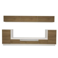Decoraktiv Trendstyle 9S Mdf Tv Ünitesi Tv Sehpası Beyaz - Pera