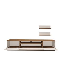 Decoraktiv Trendstyle 4S Mdf Tv Ünitesi Tv Sehpası Ceviz - Beyaz