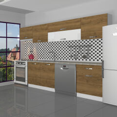 Decoraktiv Elite 280Y MDF Hazır Mutfak Dolabı