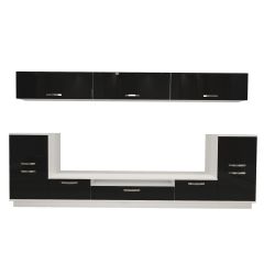 Decoraktiv Trendstyle 9 Slm Tv Ünitesi Tv Sehpası Beyaz - Siyah