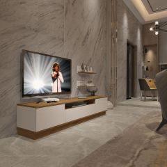 Decoraktiv Trendstyle 4S Mdf Tv Ünitesi Tv Sehpası Pera - Beyaz
