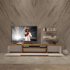 Decoraktiv Trendstyle 4S Mdf Tv Ünitesi Tv Sehpası Pera - Beyaz