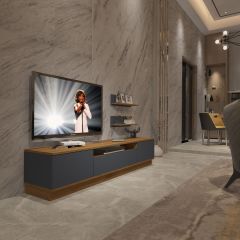 Decoraktiv Trendstyle 4S Mdf Tv Ünitesi Tv Sehpası Pera - Antrasit