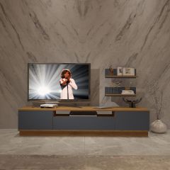 Decoraktiv Trendstyle 4S Mdf Tv Ünitesi Tv Sehpası Pera - Antrasit