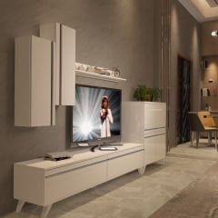 Decoraktiv Eko 6 Mdf Std Retro Tv Ünitesi Tv Sehpası