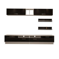 Decoraktiv Trendstyle 5220 Mdf Tv Ünitesi Tv Sehpası Beyaz - Siyah