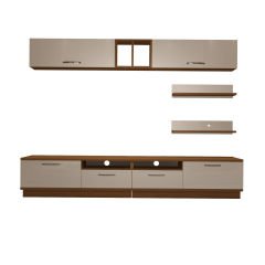 Decoraktiv Trendstyle 5220 Mdf Tv Ünitesi Tv Sehpası Ceviz - Beyaz