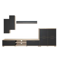 Decoraktiv Eko 6 Mdf Dvd Tv Ünitesi Tv Sehpası Beyaz - Antrasit