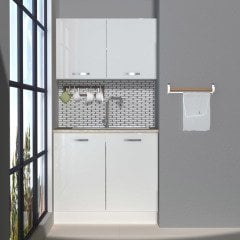 Decoraktiv Mini 90 MDF Hazır Mutfak Dolabı