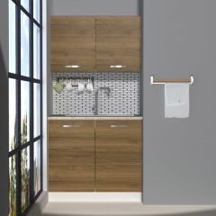 Decoraktiv Mini 90 MDF Hazır Mutfak Dolabı Pera